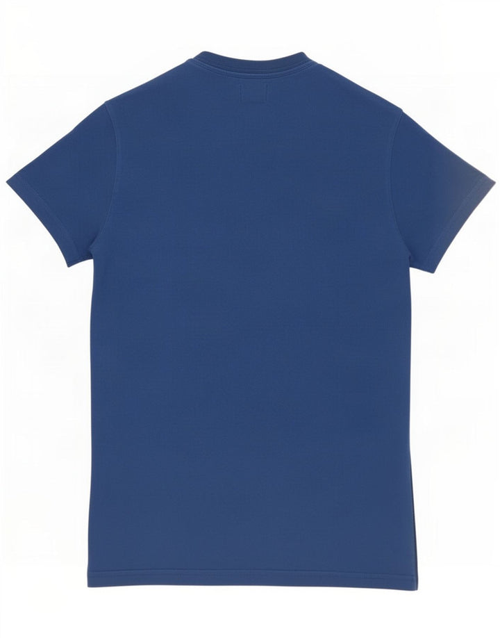 Tricou grafic pentru bărbați Replay Top mic, albastru, bumbac