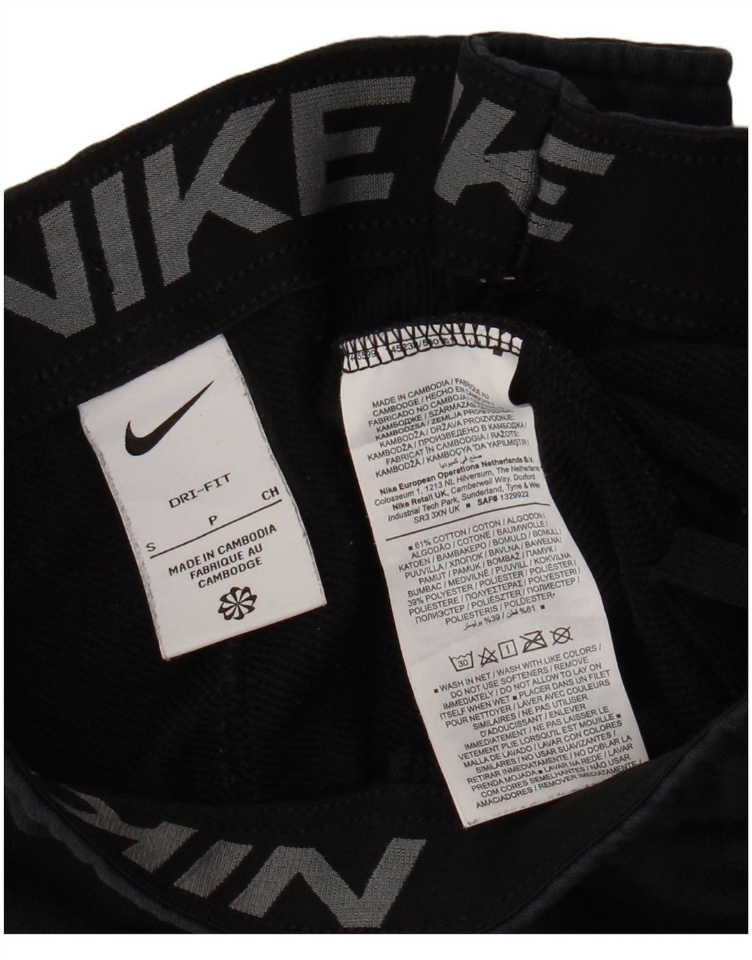 Pantaloni de trening NIKE Dri Fit pentru bărbați Pantaloni de jogging, bumbac negru mic