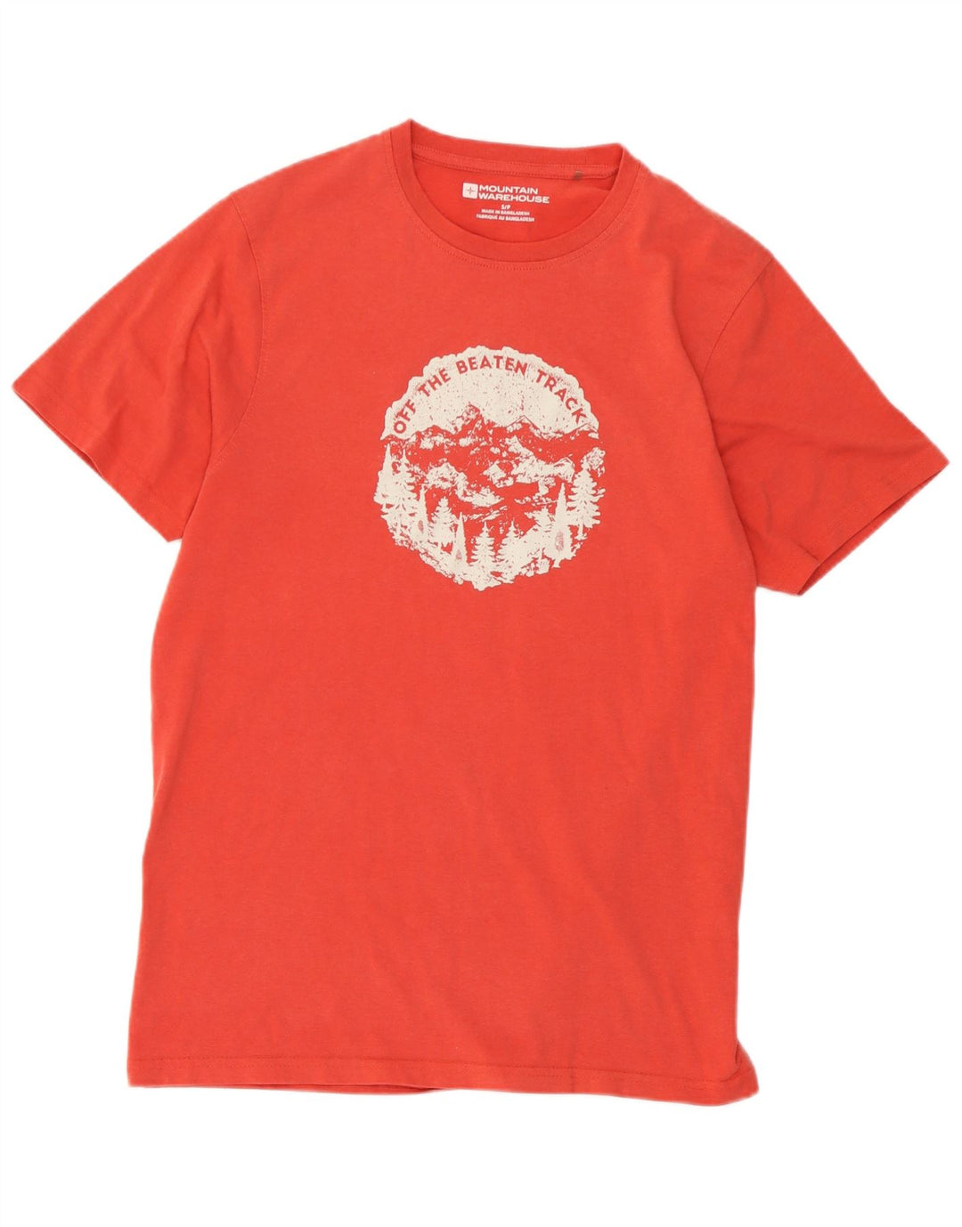 Tricou grafic pentru bărbați Mountain Warehouse Top mic bumbac roșu