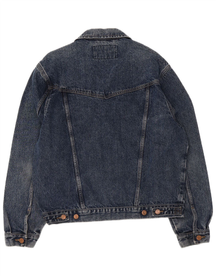 Jachetă de blugi pentru bărbați Wrangler UK 36 Bumbac albastru mic