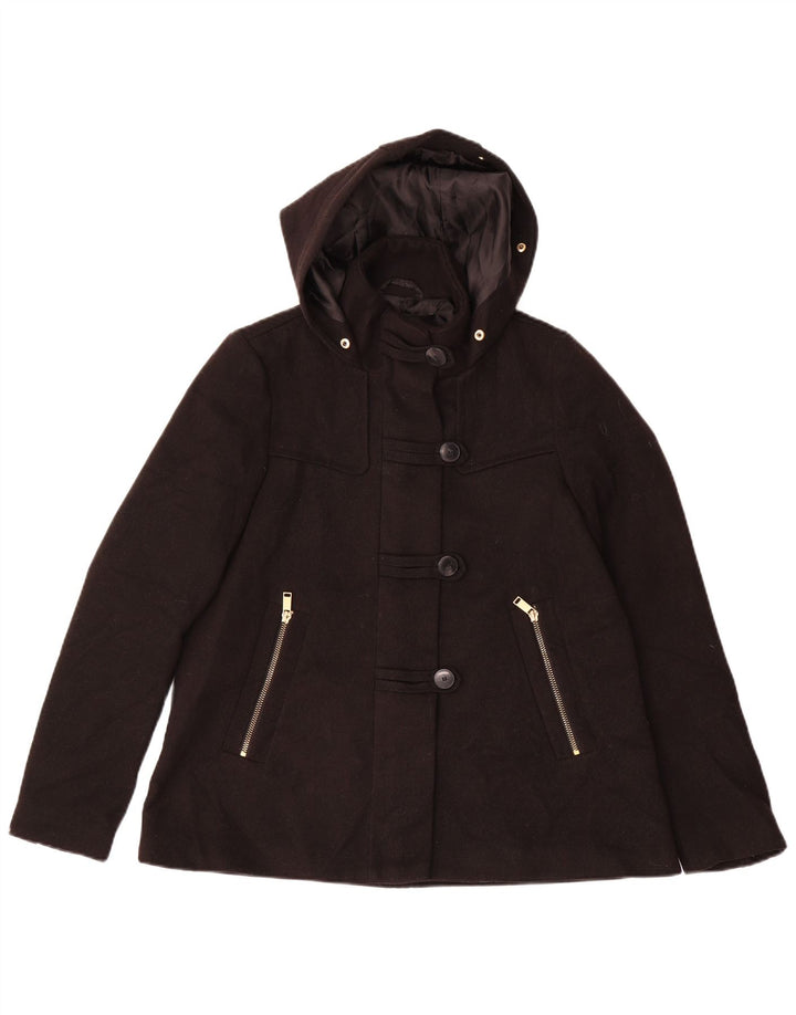 Bomber cu glugă pentru femei Zara UK 6 XS Poliester negru