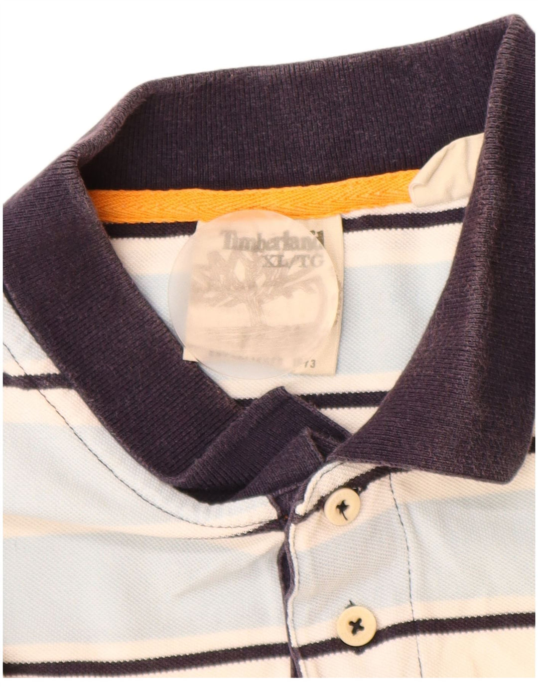 Tricou polo pentru bărbați TIMBERLAND XL, bumbac cu dungi multicolore