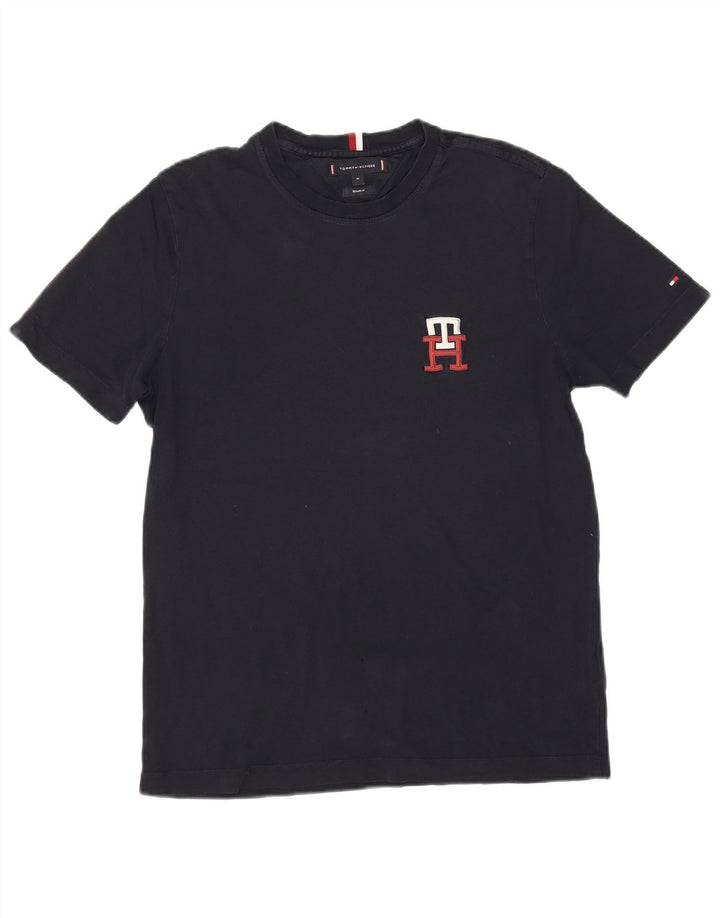 Tricou Tommy Hilfiger pentru bărbați, cu croiala normală, Top Mediu Bleumarin
