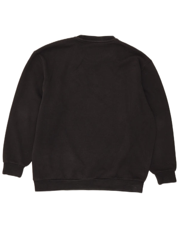 Pulover Adidas pentru bărbați grafic supradimensionat 2XS bumbac negru