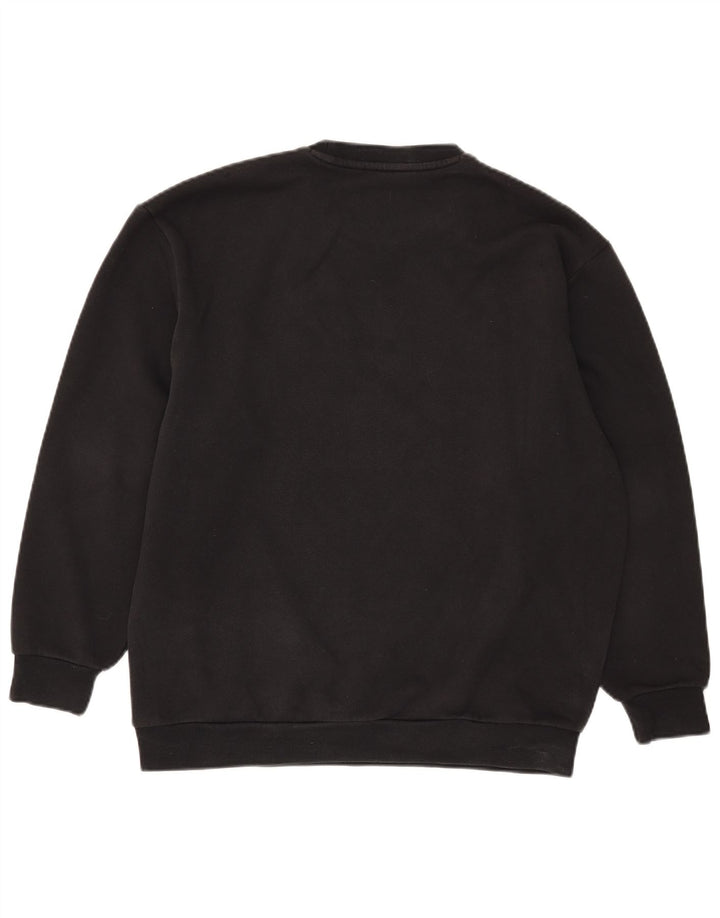 Pulover Adidas pentru bărbați grafic supradimensionat 2XS bumbac negru