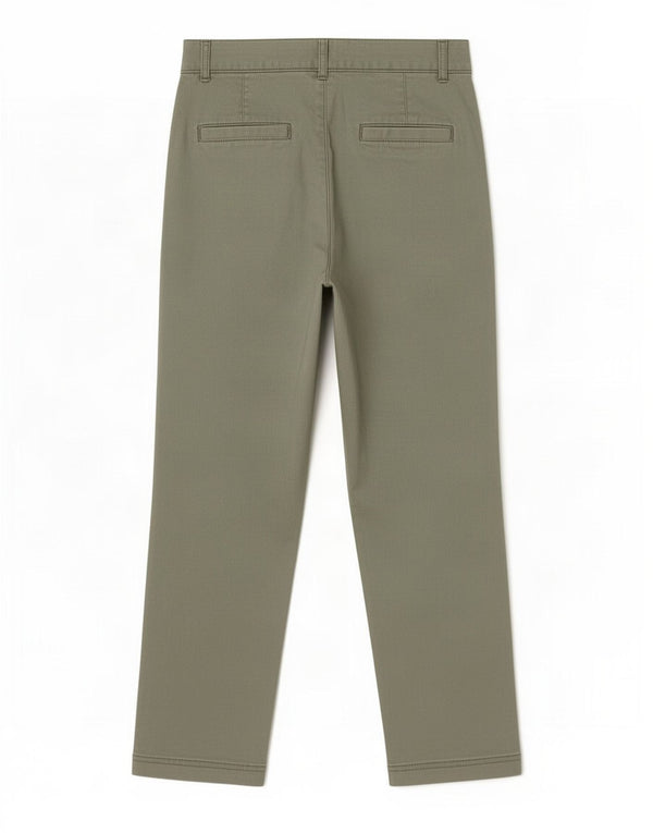 Gap Pantaloni chino drepți pentru femei Boyfriend Crop US 12 Large W30 L26 Khaki