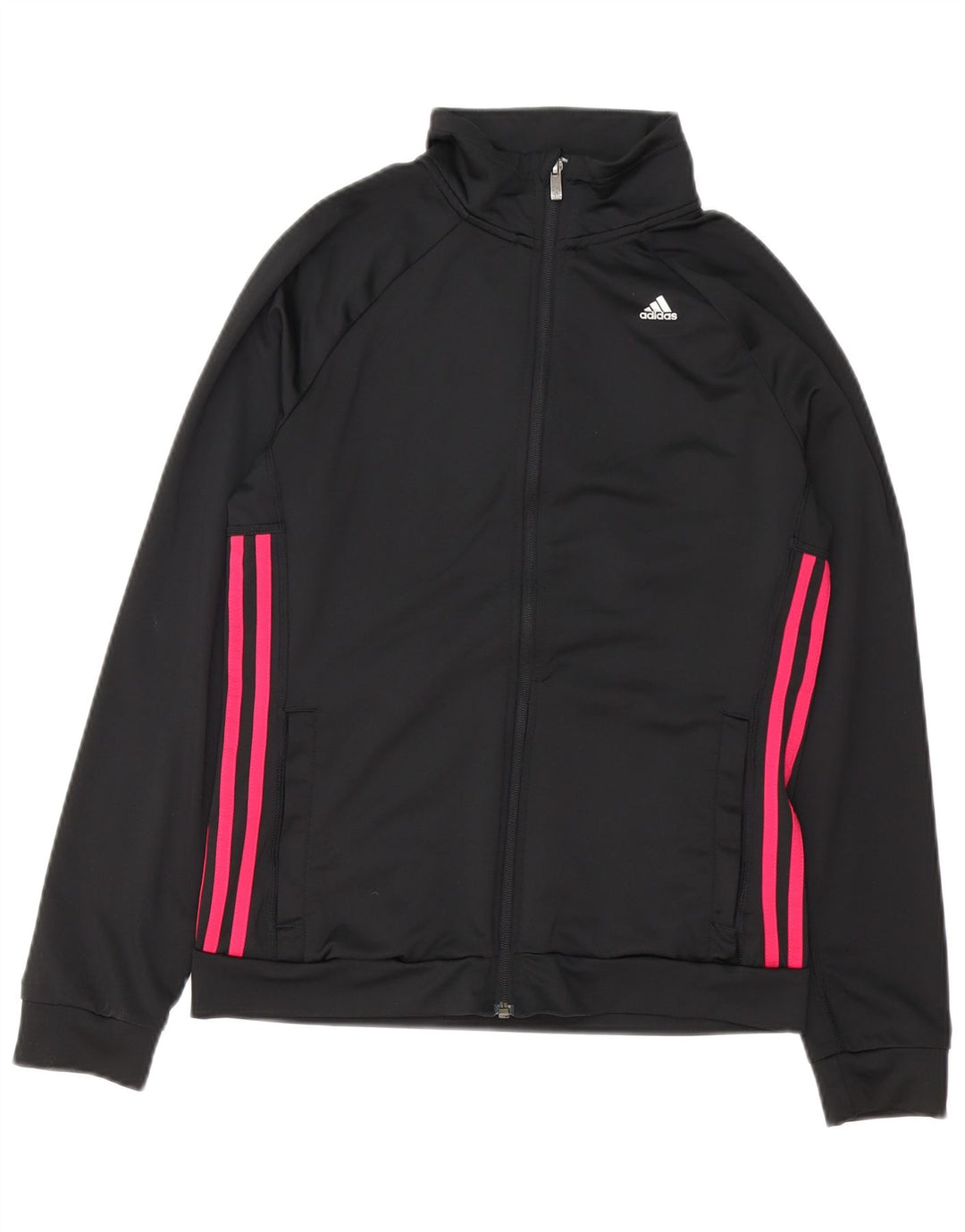 Jachetă Adidas Climalite Oversized Trening Top Jacket UK 8/10 Small Black