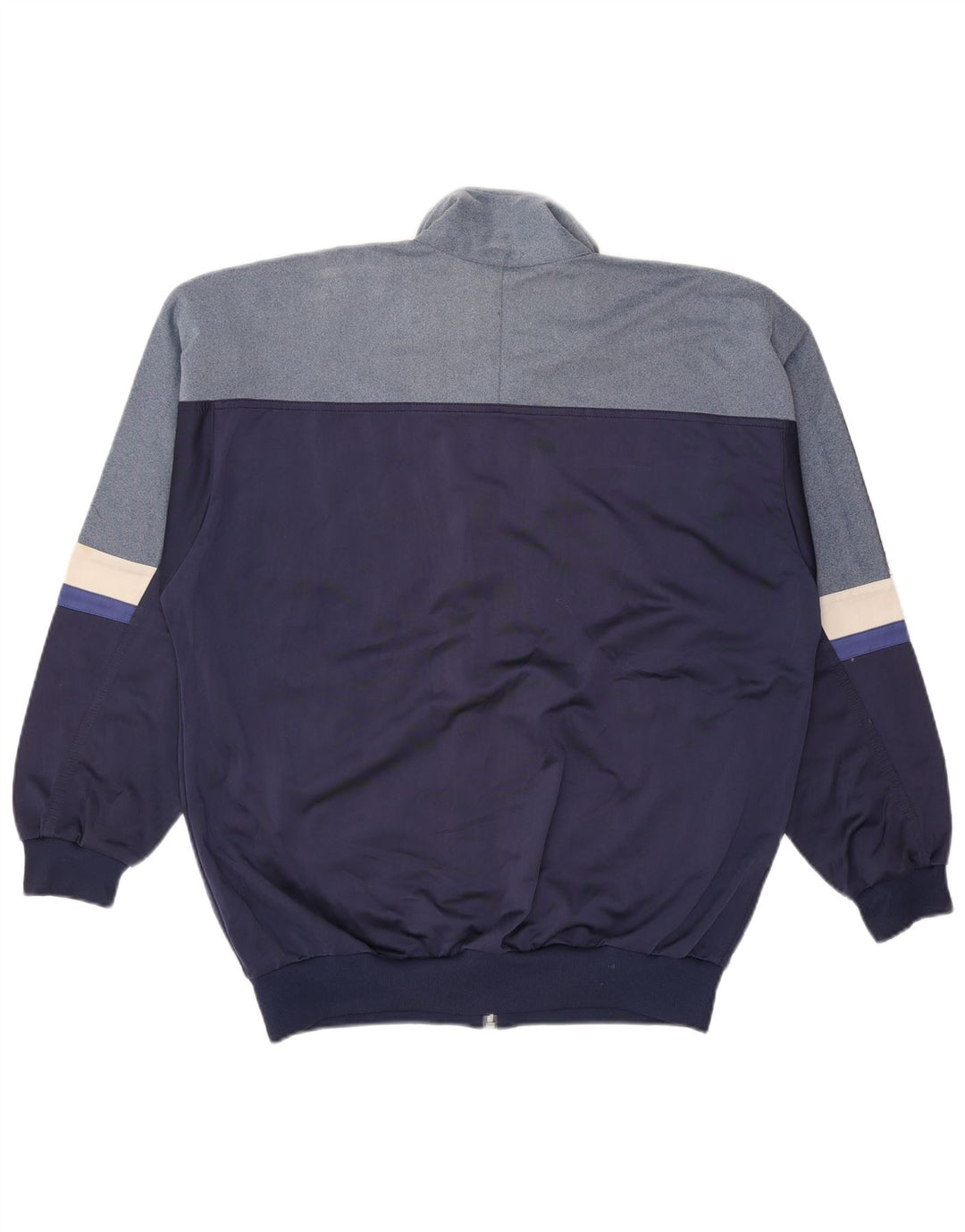 Jachetă de top pentru trening grafic ASICS pentru bărbați, mare, bleumarin, color block
