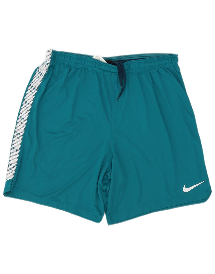 Pantaloni scurți sport Nike Dri Fit Graphic pentru bărbați, 2XL, poliester albastru
