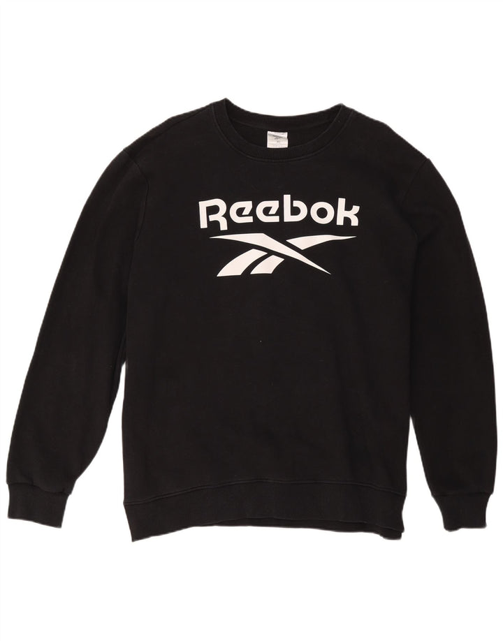 Hanorac grafic pentru bărbați Reebok Jumper XL, bumbac negru