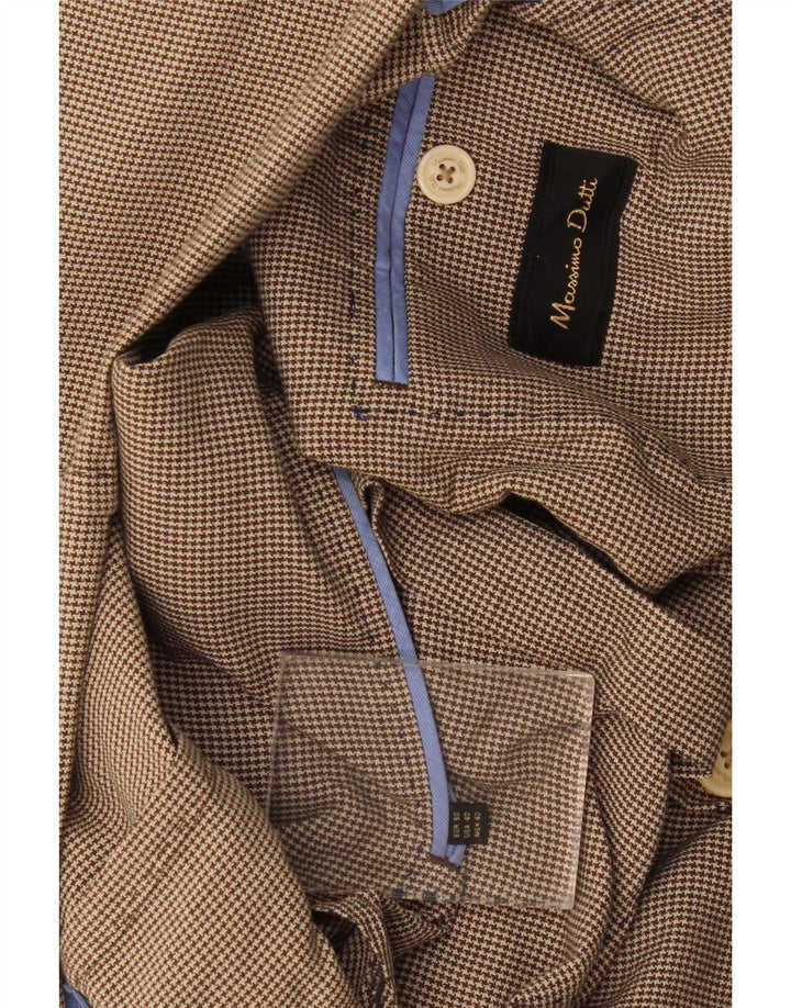 Blazer Massimo Dutti pentru bărbați, cu 2 nasturi, EU 50, maro mediu