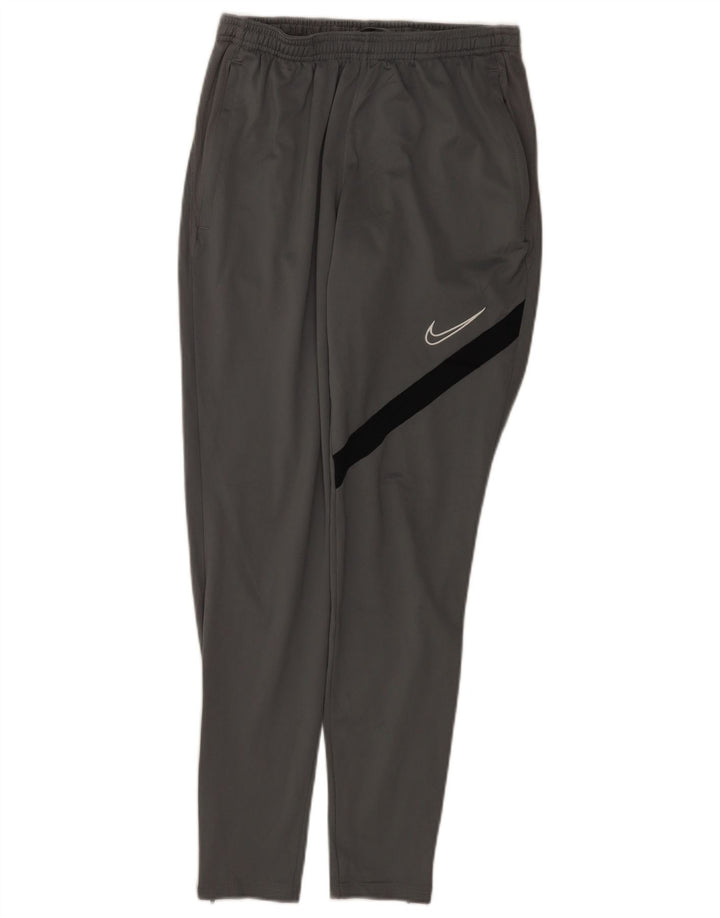 Pantaloni de trening Nike Dri Fit pentru bărbați, gri mici, poliester color bloc