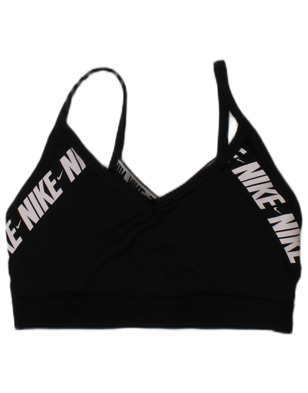 Sutien sport căptușit pentru femei Nike, mic, negru, poliester sport