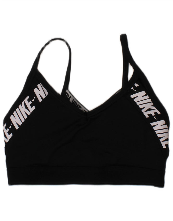 Sutien sport căptușit pentru femei Nike, mic, negru, poliester sport
