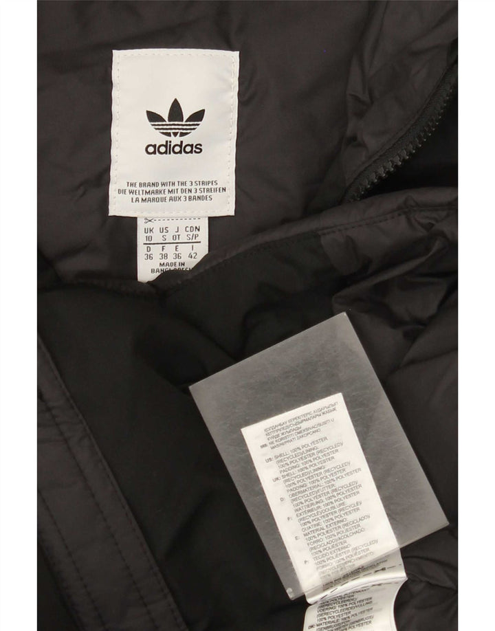 Adidas Womens UK 10 Small Black Poliester