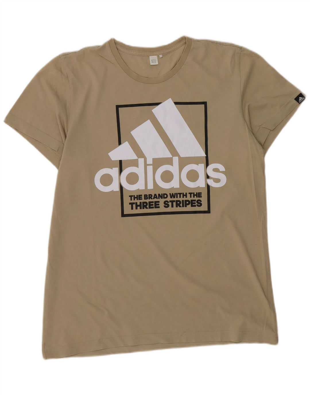Tricou grafic pentru bărbați Adidas Top mare bej