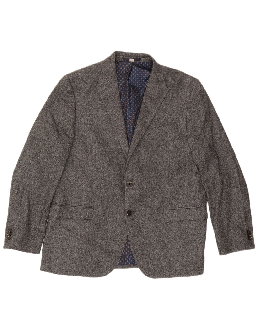 Jachetă pentru bărbați Marks & Spencer, cu 2 nasturi, UK 44 2XL Lână gri
