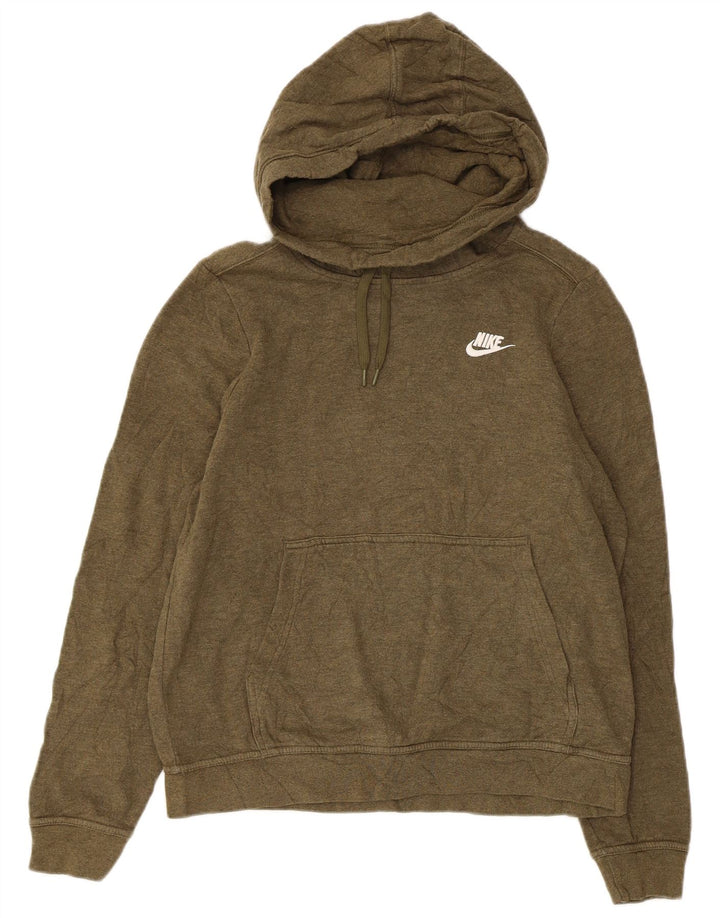 Pulover Nike pentru bărbați, bumbac kaki mediu