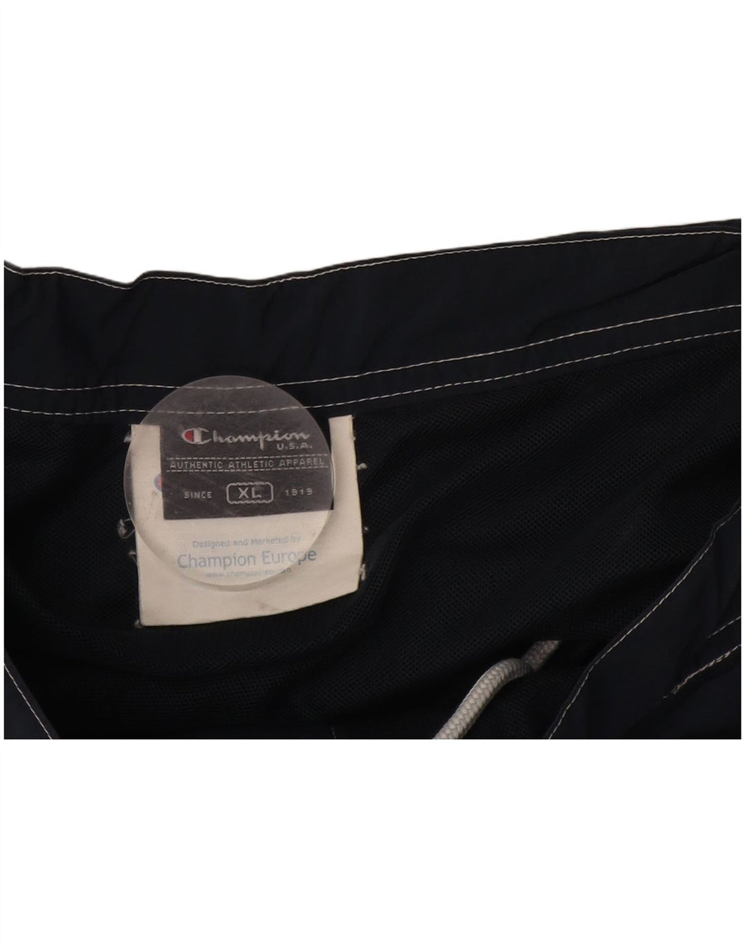 Pantaloni scurți de înot grafic pentru bărbați Champion XL, poliester bleumarin