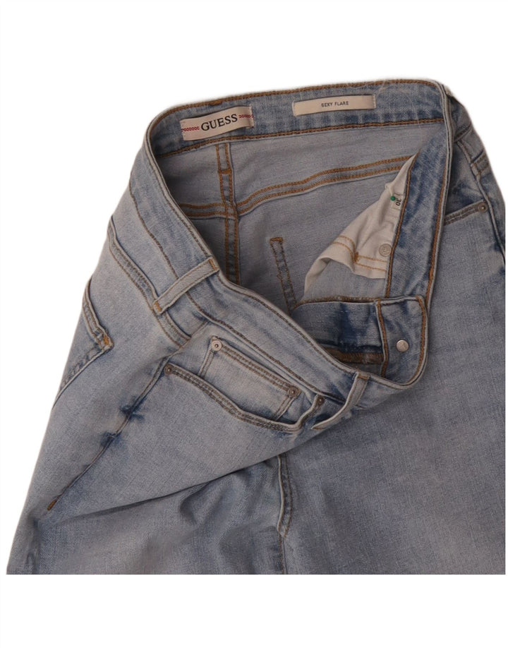 Blugi evazați sexy de damă GUESS W30 L31 albastru