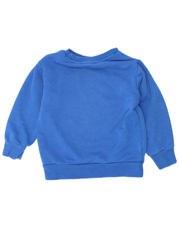 Adidas Baby Boys Pulover Grafic Pulover 18-24 Luni Bumbac Albastru