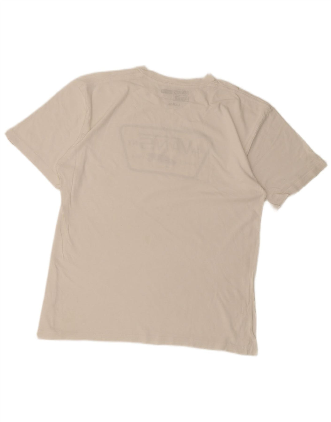 Tricou grafic Vans pentru bărbați Top mare din bumbac alb