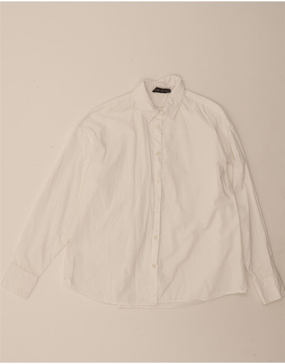 Cămașă supradimensionată pentru femei Trussardi IT 38 XS Bumbac alb