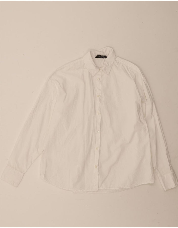 Cămașă supradimensionată pentru femei Trussardi IT 38 XS Bumbac alb