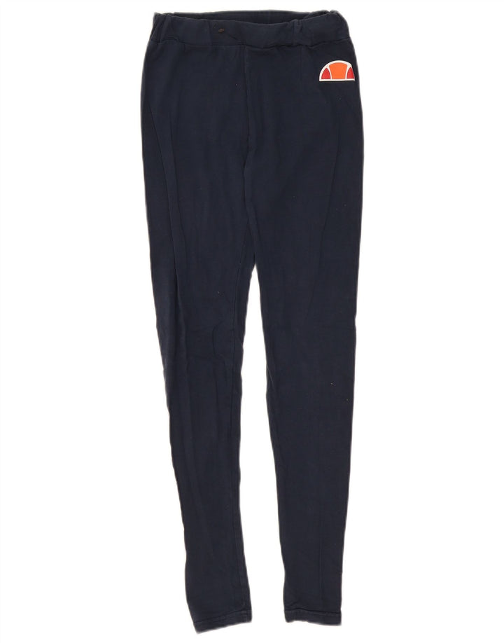 Leggings pentru femei Ellesse UK 10 mic, albastru bleumarin, bumbac