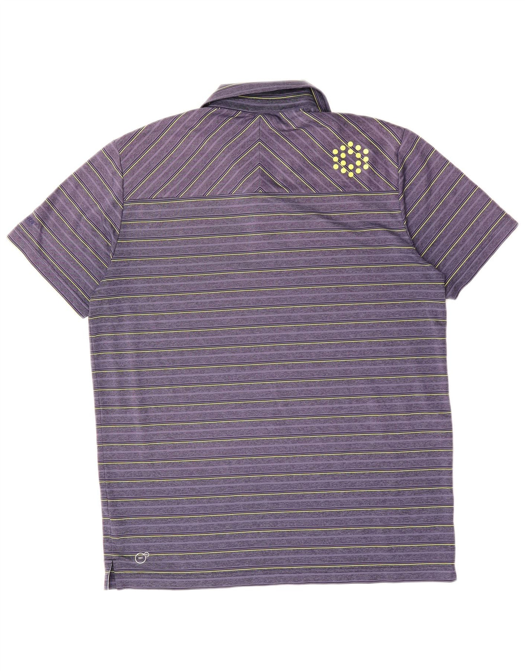 Cămașă polo PUMA pentru bărbați, cu dungi mari violet