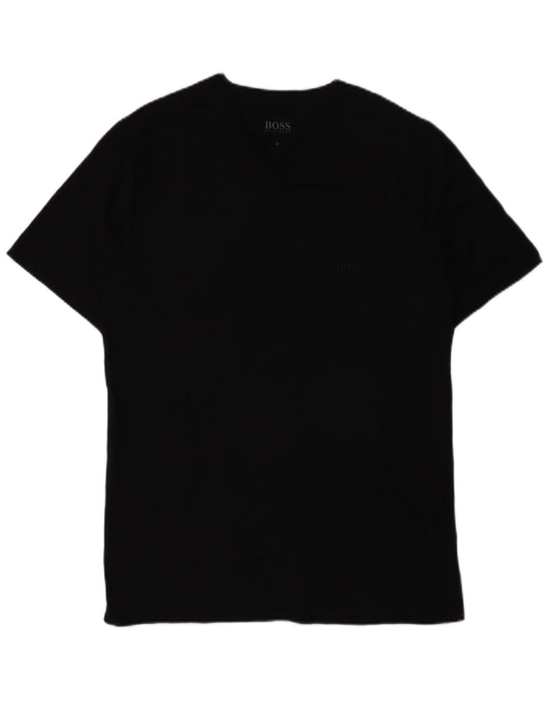 Tricou pentru bărbați Hugo Boss Top mediu din bumbac negru