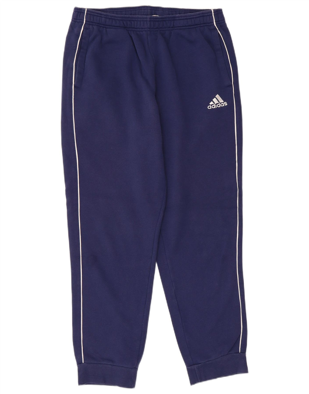Pantaloni de trening pentru bărbați ADIDAS Pantaloni de jogging mari Bumbac bleumarin