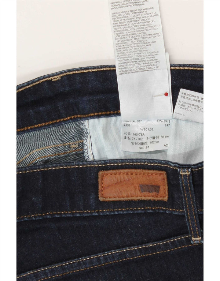 Blugi drepti pentru femei Levi's Slight Curve Modern Rise L30 L32 bleumarin