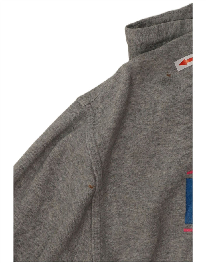 Pulover NIKE Graphic pentru bărbați, bumbac, gri mediu