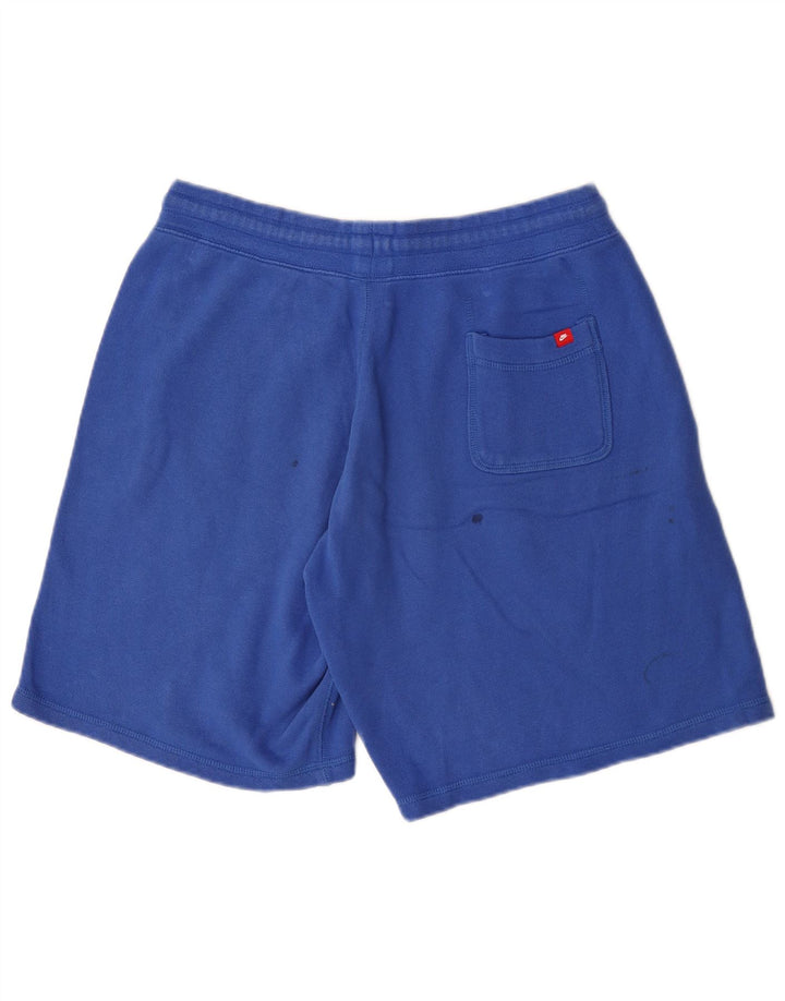 Pantaloni scurți sport Nike pentru bărbați, mari, albastru, bumbac
