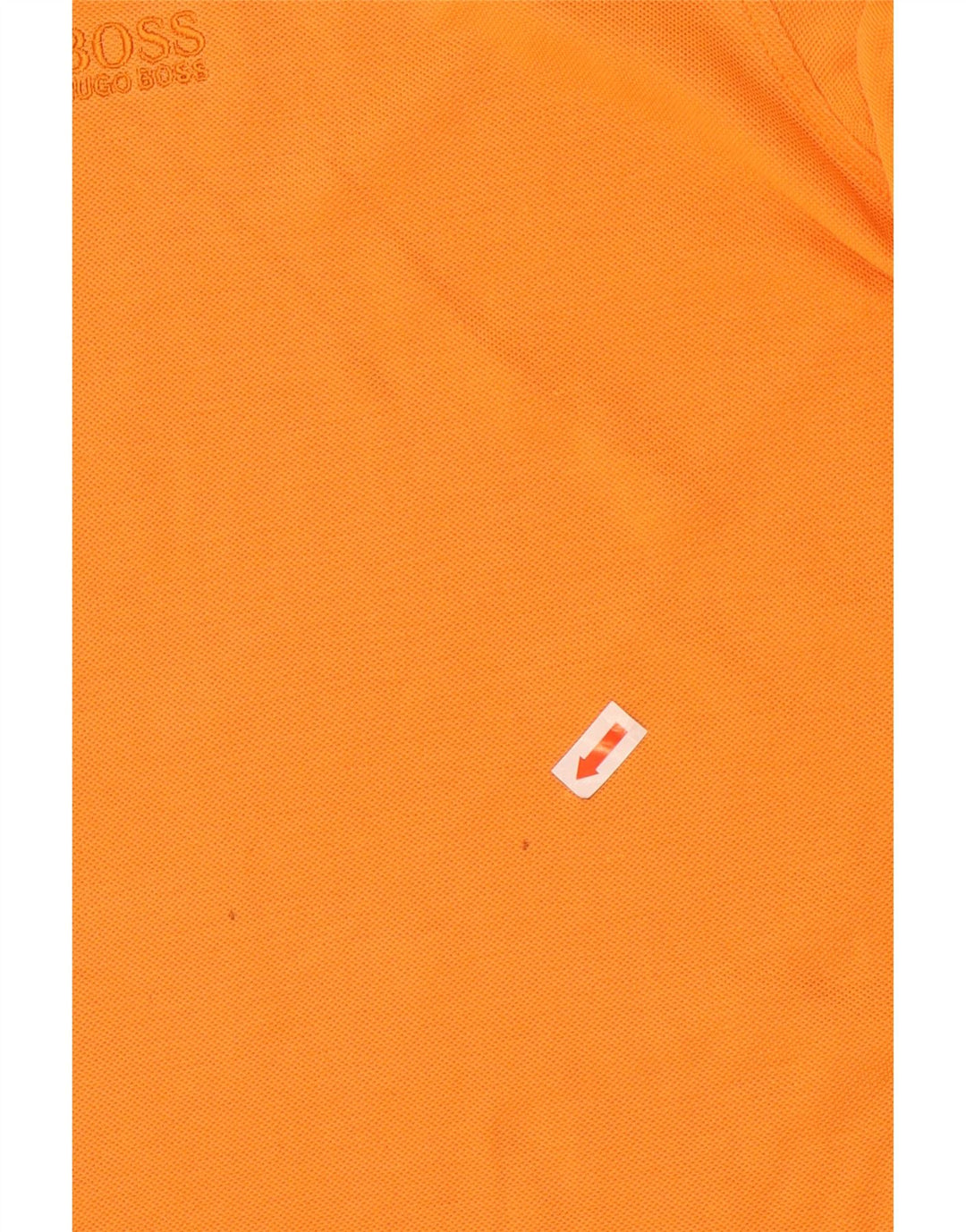 Tricou polo pentru bărbați Hugo Boss, bumbac portocaliu mare