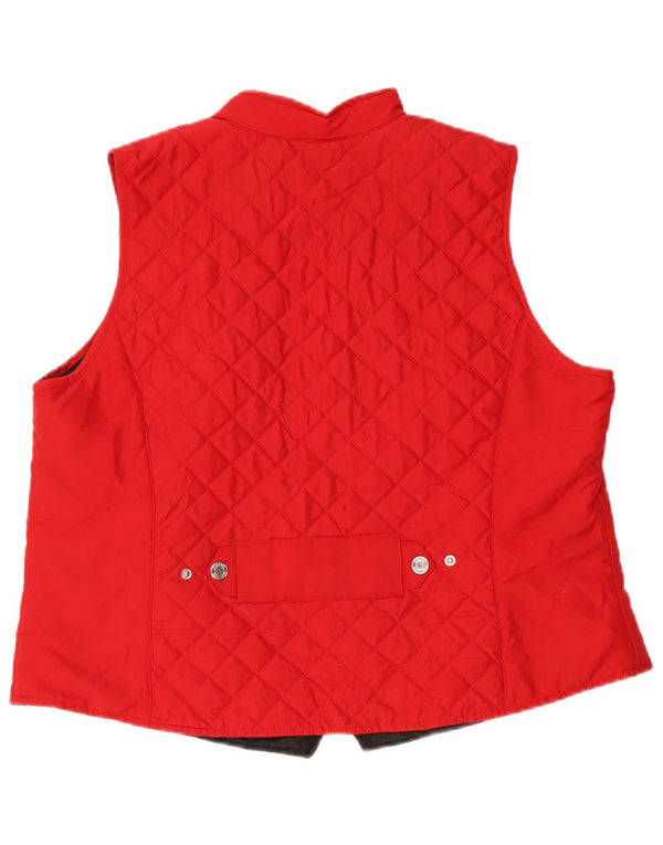 Gilet matlasat pentru femei Chaps UK 18 XL Red