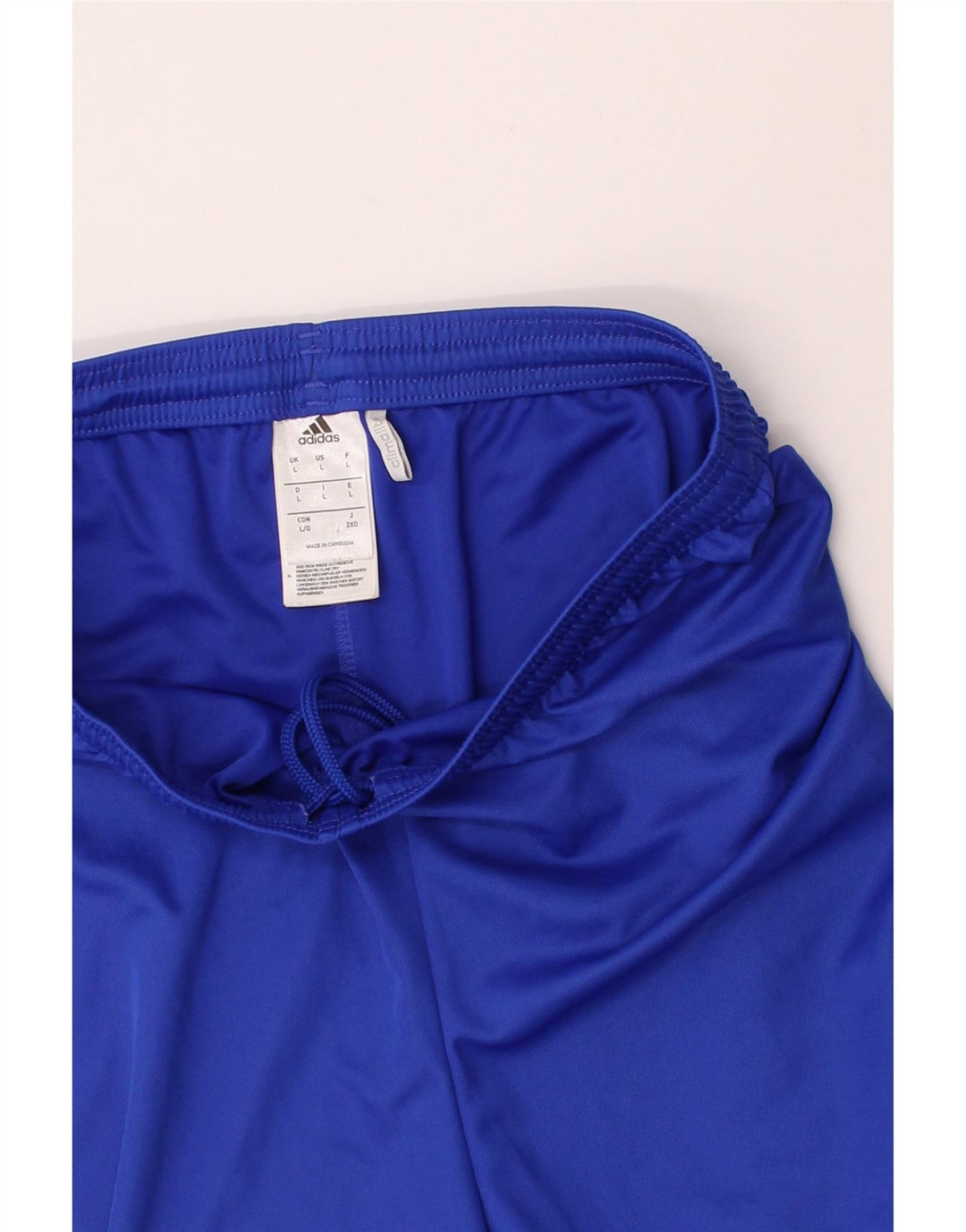 ADIDAS Mens Climalite Sport Shorts Large  Blue Polyester Vintage Adidas and Second-Hand Adidas from Messina Hembry 