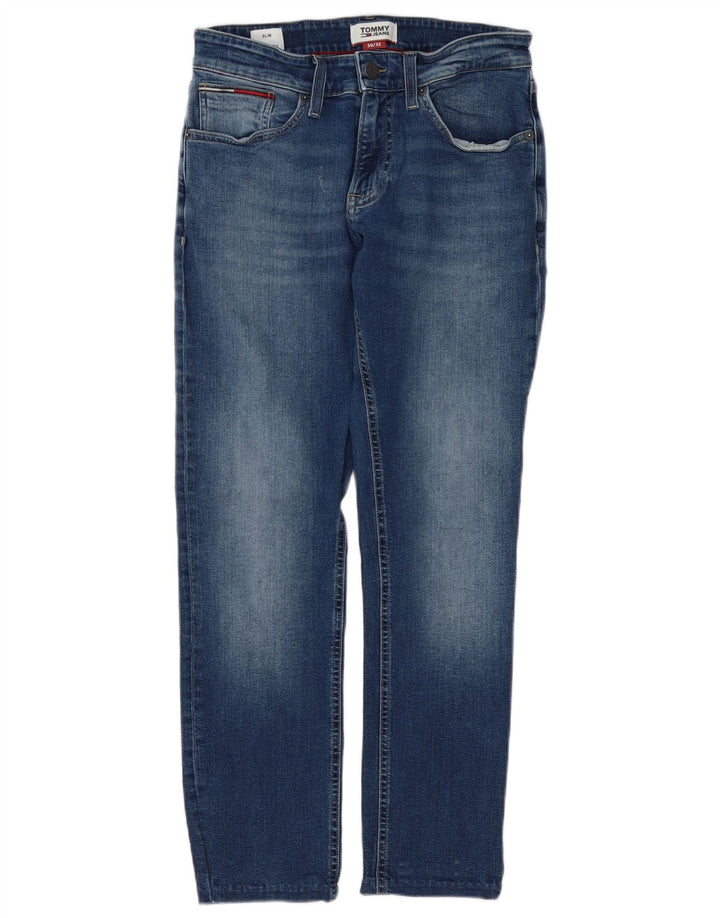 Blugi slim pentru bărbați Tommy Hilfiger W30 L28 Bumbac albastru