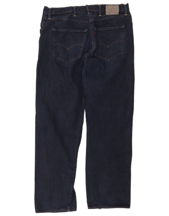 Blugi drepti pentru bărbați Levi's 501 W42 L32 bleumarin