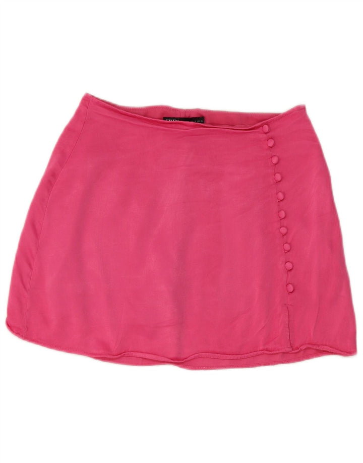 Fusta pentru femeie Zara Small W26 Pink Viscose