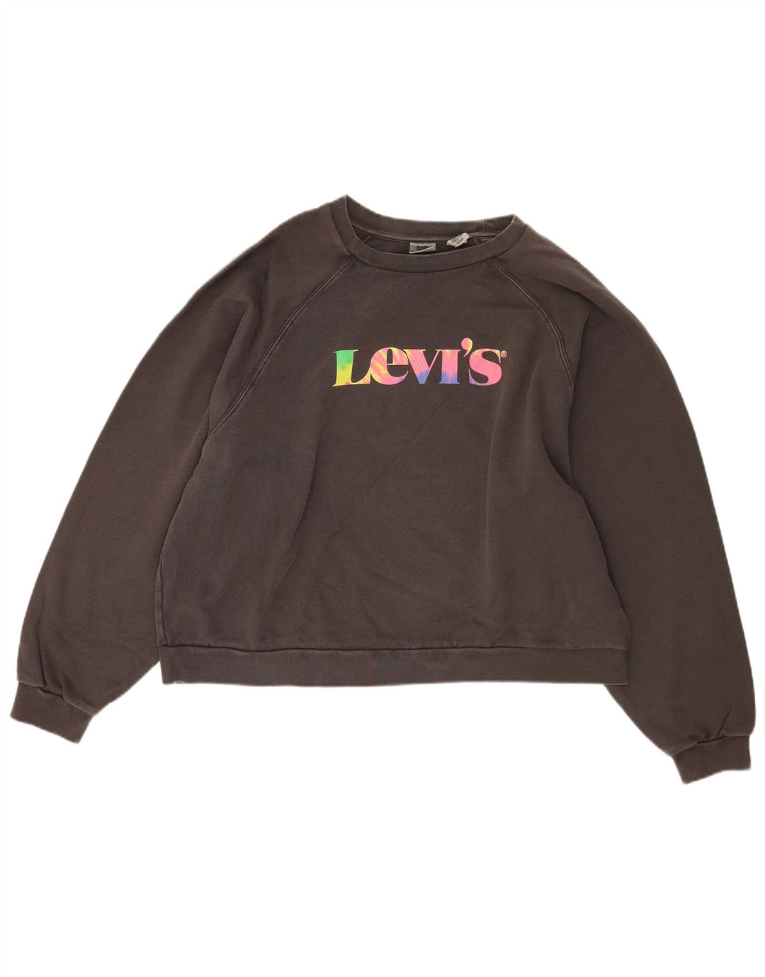 Pulover de hanorac supradimensionat pentru femei Levi's UK 18 XL bumbac gri
