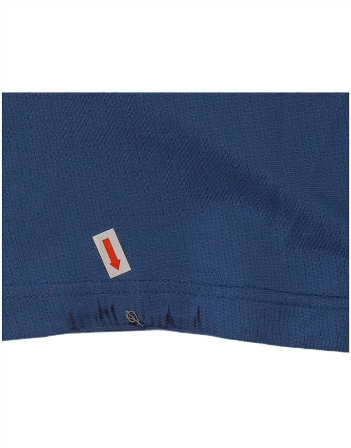 Pantaloni scurți sport Adidas pentru bărbați, poliester albastru mediu