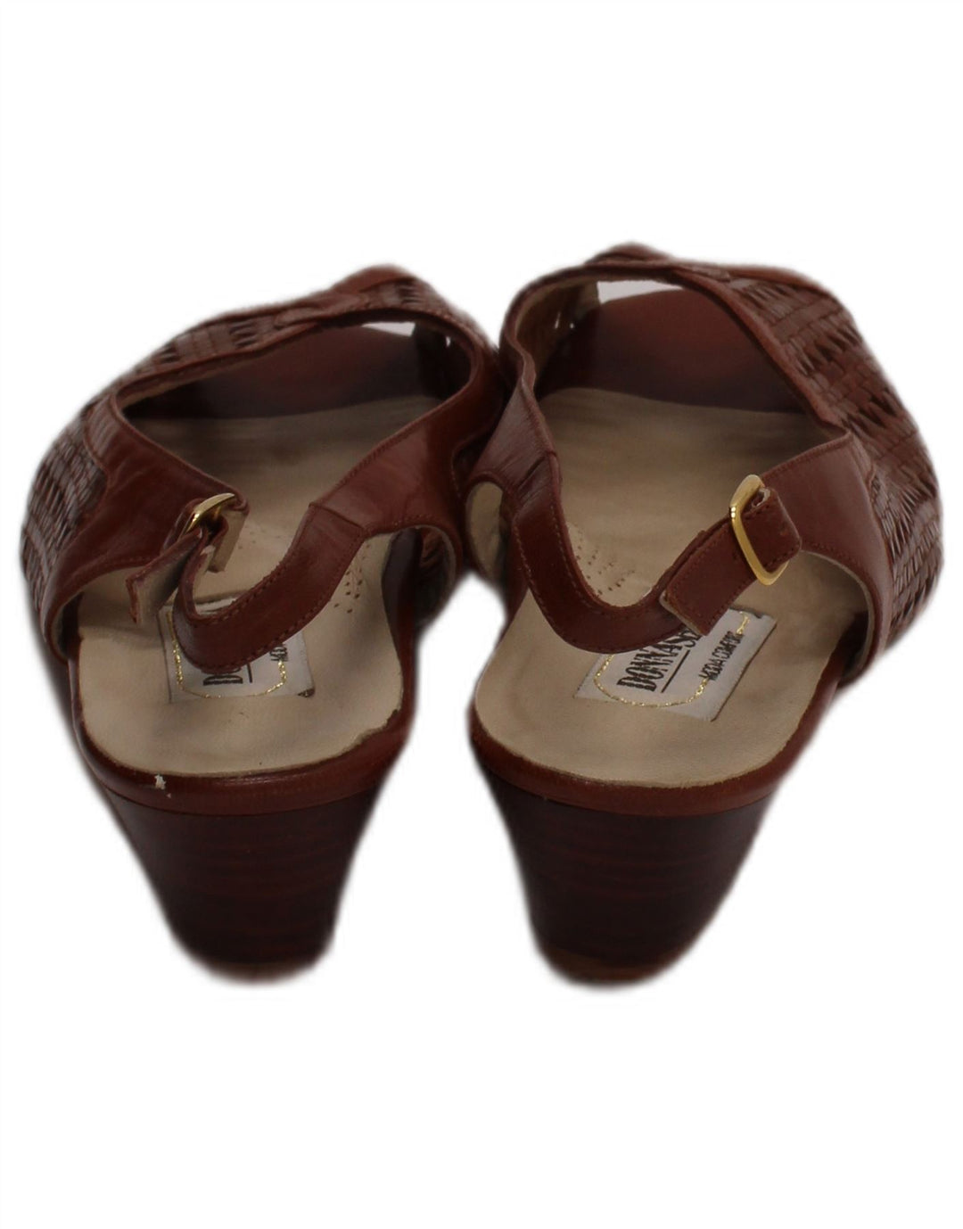 Sandale din piele Donna Serena pentru femei Mărimea UK 2.5 Piele maro