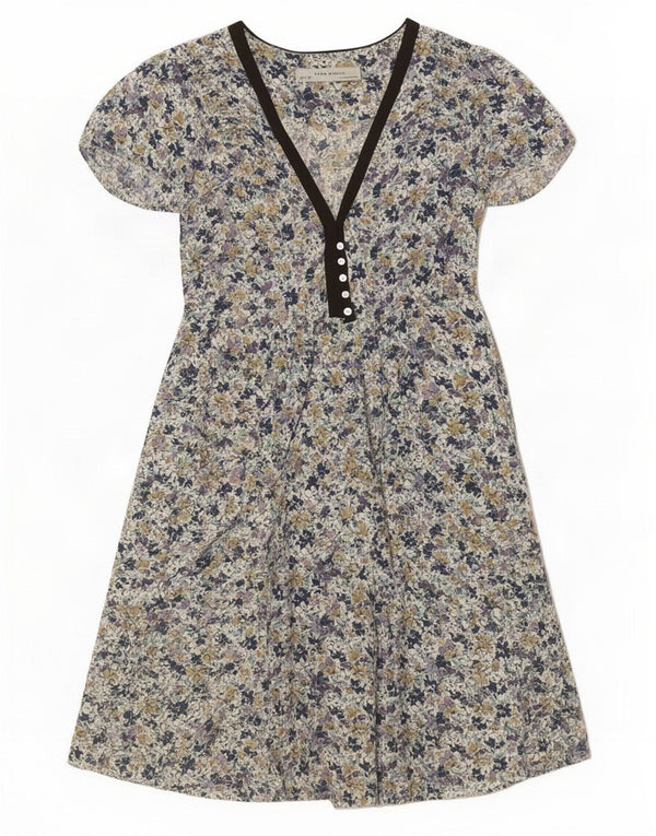 Rochie A-Line pentru femei Zara UK 12 Medium Multicolor Floral