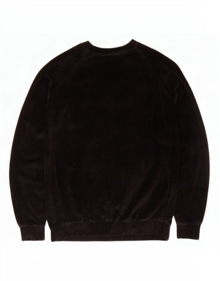 Pulover pentru femei Puma Graphic Velour Pulover UK 12 Bumbac mediu negru