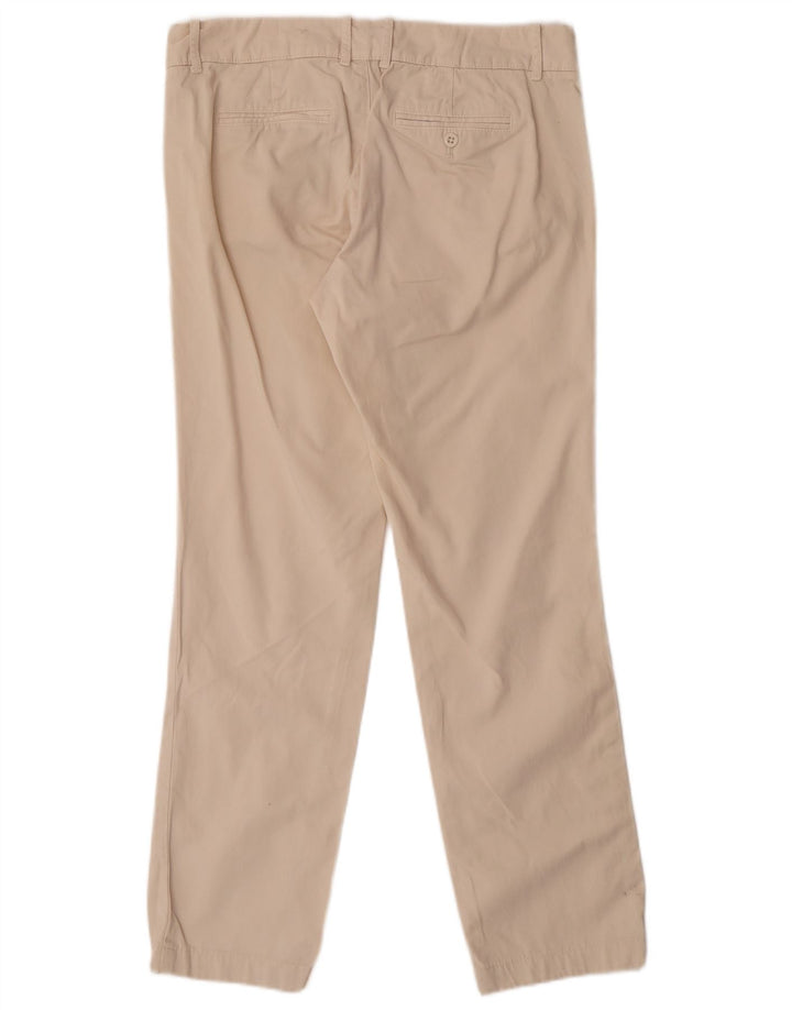 Pantaloni chino drepti pentru femei J. Crew US 6 Medium W30 L30 Bej Bumbac