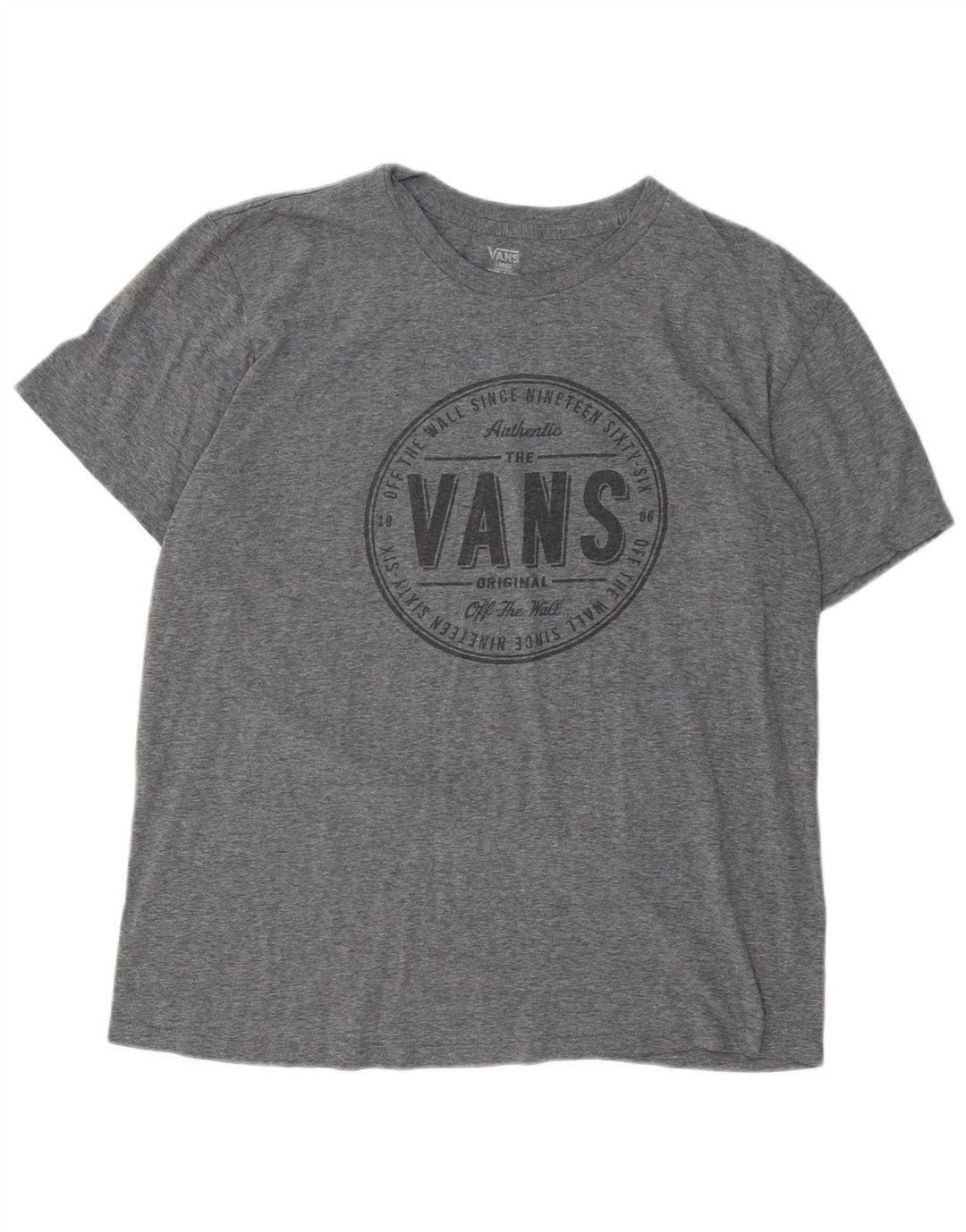 Tricou grafic Vans pentru bărbați Top mare bumbac gri