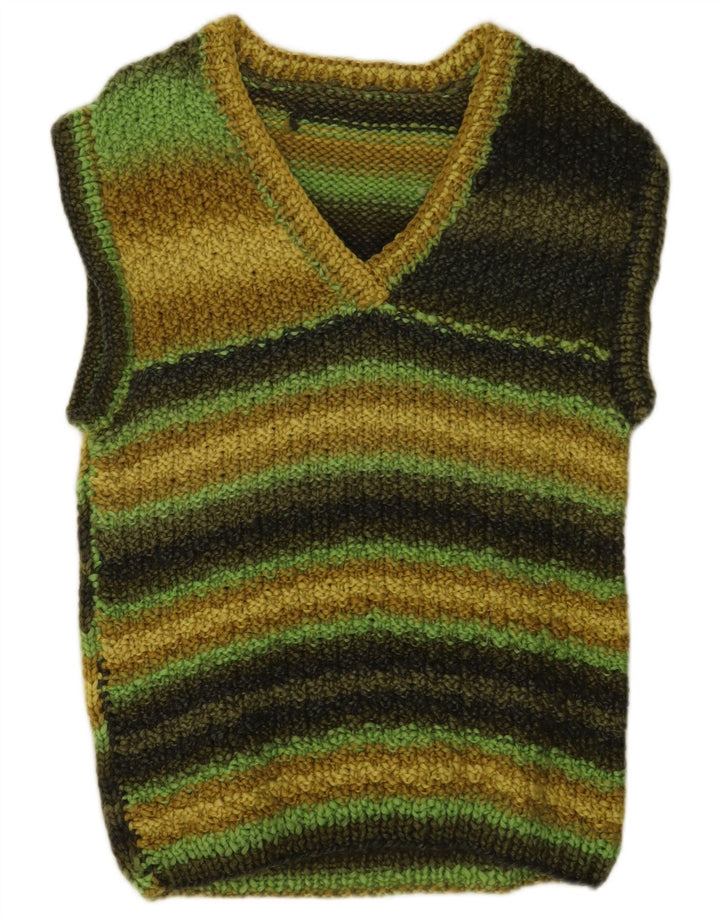 Vestă Vintage pentru bărbați Tank Top Mediu Multicolore în dungi