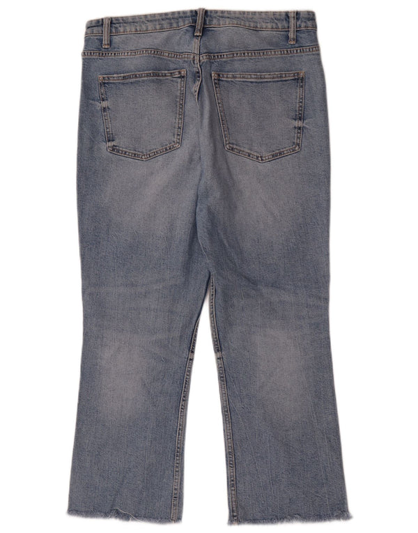 Zara Blugi drepti pentru femei EU 46 XL W38 L25 Albastru